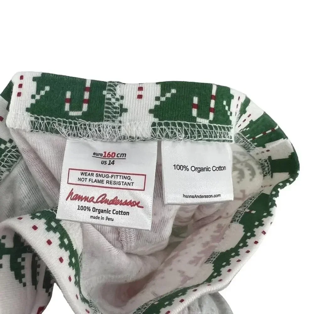 Hanna Andersson Fair Isle Holiday Pajama Set Unisex Kids 160 / 14